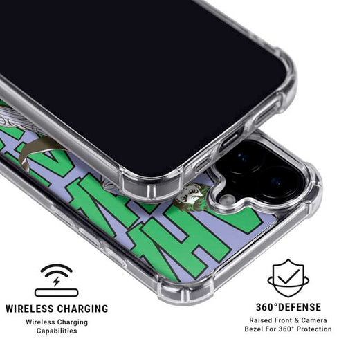 DC Comics The Joker Vintage pose pattern iPhone 16 Plus MagSafe Case
