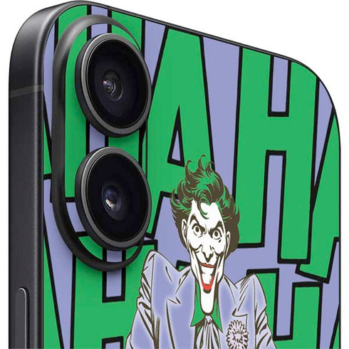 DC Comics The Joker Vintage pose pattern iPhone 16 Plus Skin