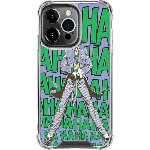 DC Comics The Joker Vintage pose pattern iPhone 16 Pro Clear Case