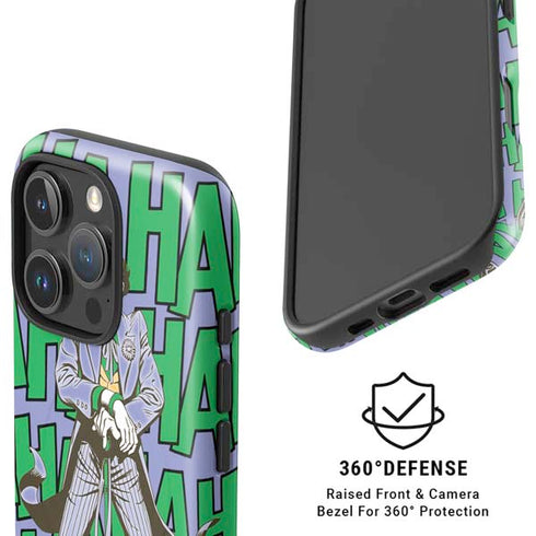 DC Comics The Joker Vintage pose pattern iPhone 16 Pro Magsafe Impact Case