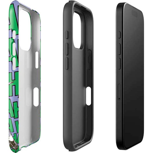 DC Comics The Joker Vintage pose pattern iPhone 16 Pro Max Impact Case