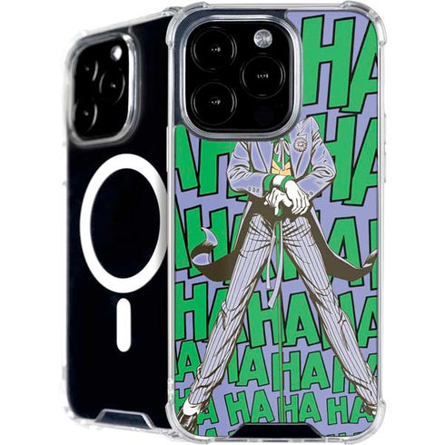 DC Comics The Joker Vintage pose pattern iPhone 16 Pro Max MagSafe Case