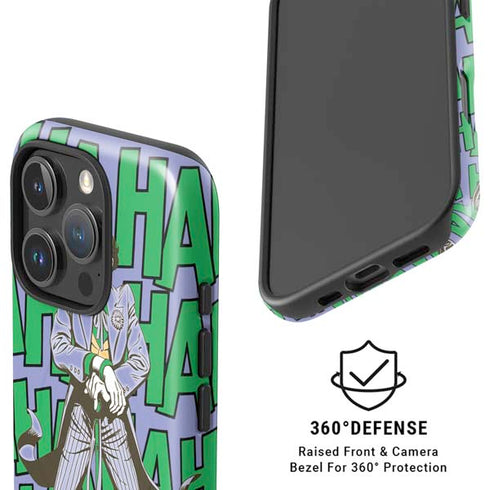 DC Comics The Joker Vintage pose pattern iPhone 16 Pro Max Magsafe Impact Case