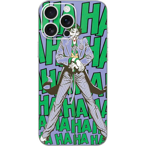 DC Comics The Joker Vintage pose pattern iPhone 16 Pro Max Skin