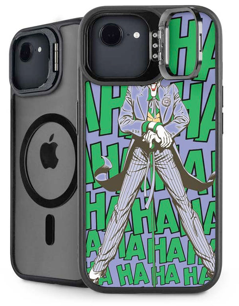 DC Comics The Joker Vintage pose pattern iPhone 16e Kickstand Case