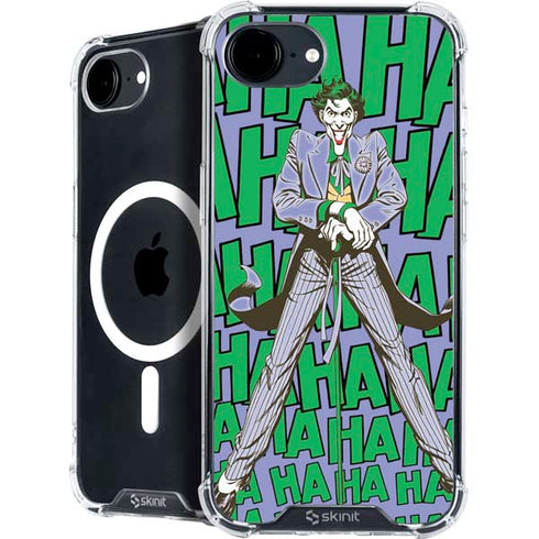 DC Comics The Joker Vintage pose pattern iPhone 16e MagSafe Case