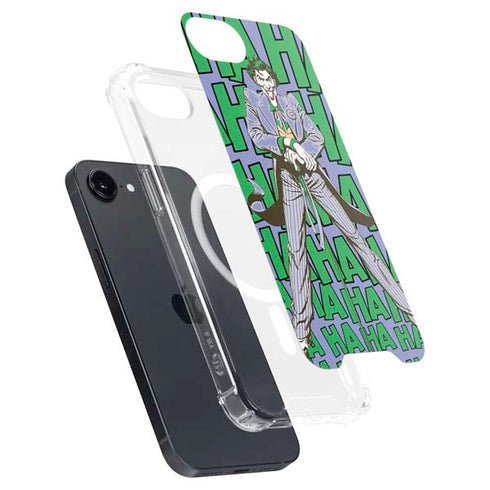DC Comics The Joker Vintage pose pattern iPhone 16e MagSafe Case