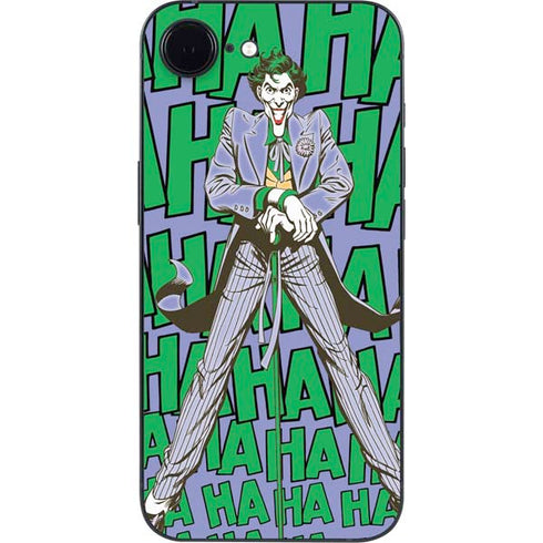 DC Comics The Joker Vintage pose pattern iPhone 16e Skin