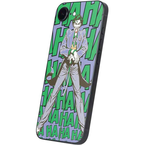 DC Comics The Joker Vintage pose pattern iPhone 16e Skin