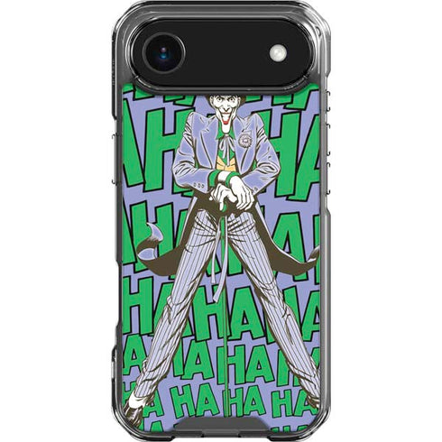 DC Comics The Joker Vintage pose pattern iPhone 17 Air Clear Case