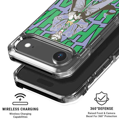 DC Comics The Joker Vintage pose pattern iPhone 17 Air Clear Case