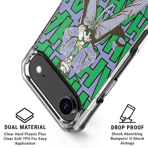 DC Comics The Joker Vintage pose pattern iPhone 17 Air MagSafe Case