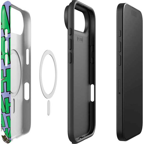 DC Comics The Joker Vintage pose pattern iPhone 17 Air Magsafe Impact Case