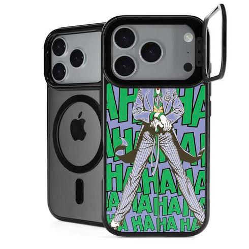 DC Comics The Joker Vintage pose pattern iPhone 17 Pro Kickstand Case