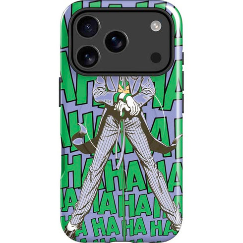 DC Comics The Joker Vintage pose pattern iPhone 17 Pro Magsafe Impact Case