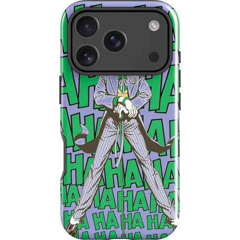 DC Comics The Joker Vintage pose pattern iPhone 17 Pro Max Impact Case