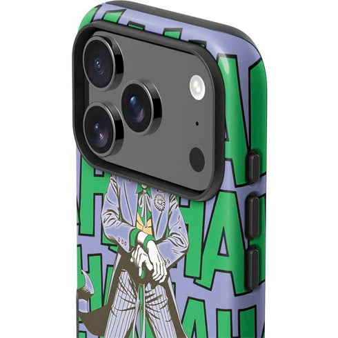 DC Comics The Joker Vintage pose pattern iPhone 17 Pro Max Impact Case