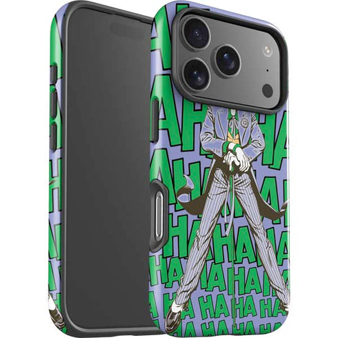 DC Comics The Joker Vintage pose pattern iPhone 17 Pro Max Impact Case