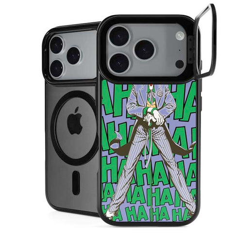 DC Comics The Joker Vintage pose pattern iPhone 17 Pro Max Kickstand Case