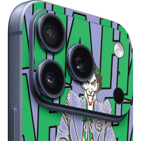 DC Comics The Joker Vintage pose pattern iPhone 17 Pro Max Skin