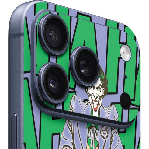 DC Comics The Joker Vintage pose pattern iPhone 17 Pro Skin