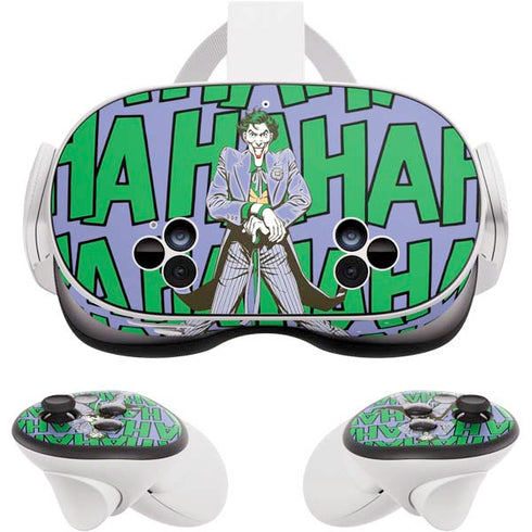 DC Comics The Joker Vintage pose pattern Meta Quest 3S Skin