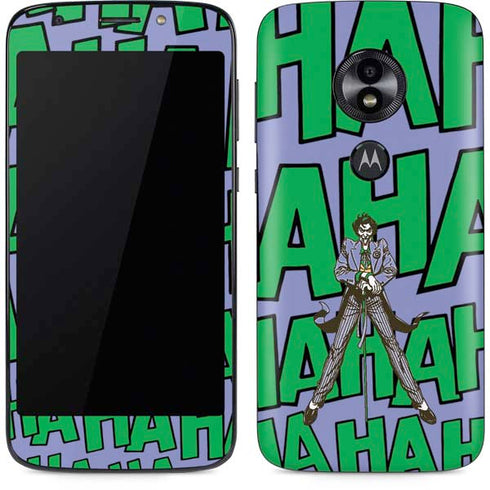 DC Comics The Joker Vintage pose pattern Moto E5 Play Skin