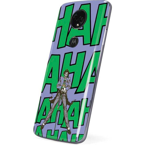 DC Comics The Joker Vintage pose pattern Moto E5 Plus Skin