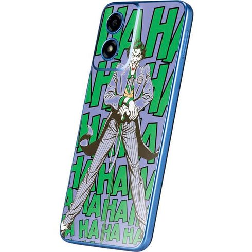 DC Comics The Joker Vintage pose pattern Moto G Play 4G (2024) Skin