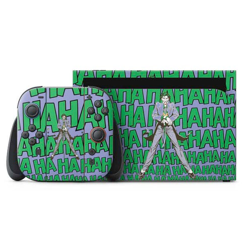 DC Comics The Joker Vintage pose pattern Nintendo Switch 2 (2025) with Joy-Con Skin