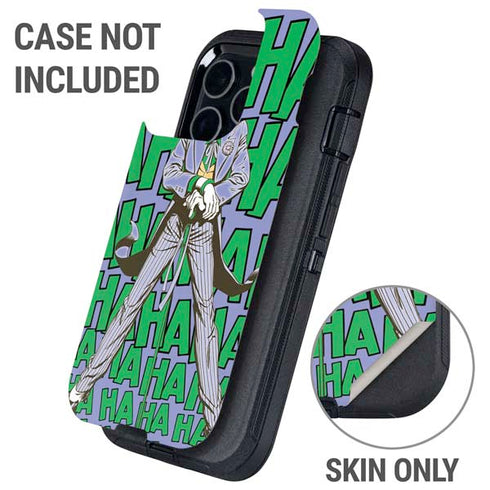 DC Comics The Joker Vintage pose pattern Otterbox Defender iPhone Skin