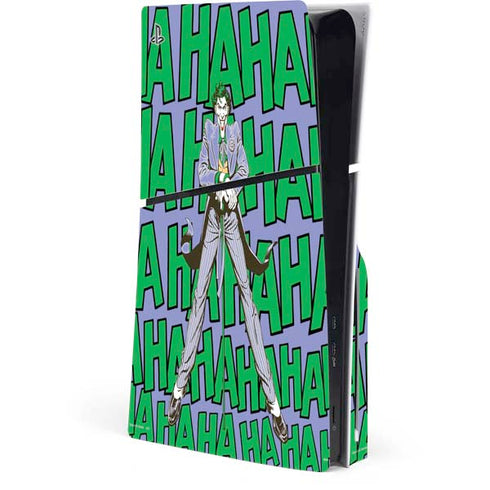 DC Comics The Joker Vintage pose pattern PlayStation PS5 Skins