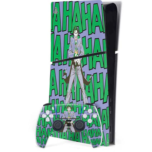 DC Comics The Joker Vintage pose pattern PlayStation PS5 Skins