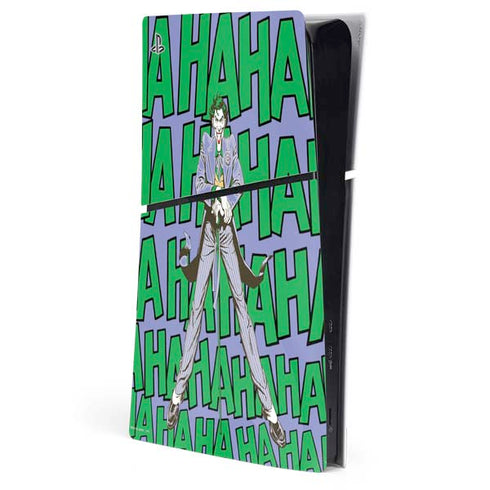 DC Comics The Joker Vintage pose pattern PS5 Slim Digital Edition Console Skin
