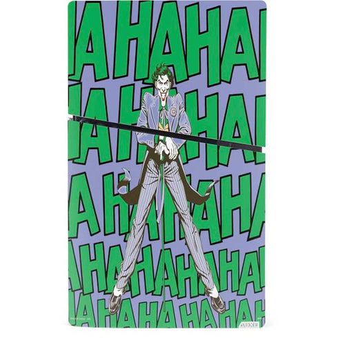 DC Comics The Joker Vintage pose pattern PS5 Slim Digital Edition Console Skin