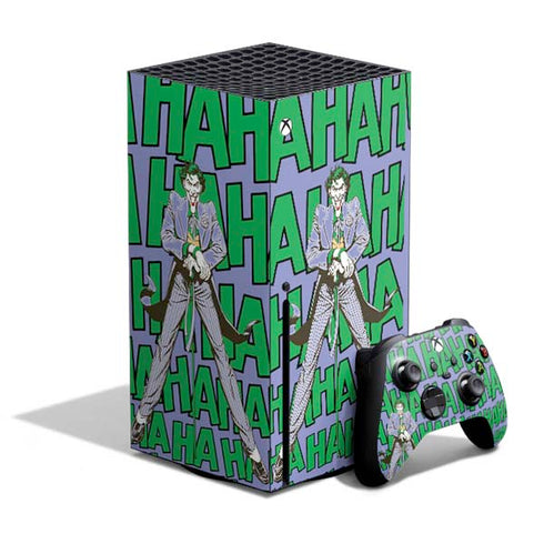 DC Comics The Joker Vintage pose pattern Xbox Series X Skins