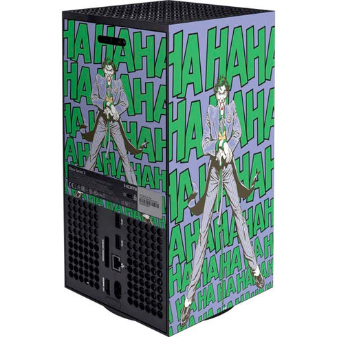 DC Comics The Joker Vintage pose pattern XBox Series X Digital Edition Bundle Skin