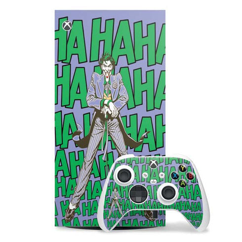 DC Comics The Joker Vintage pose pattern Xbox Series X Skins
