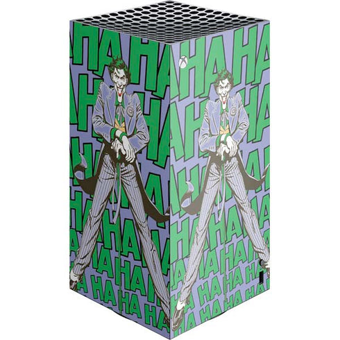 DC Comics The Joker Vintage pose pattern XBox Series X Digital Edition Console Skin