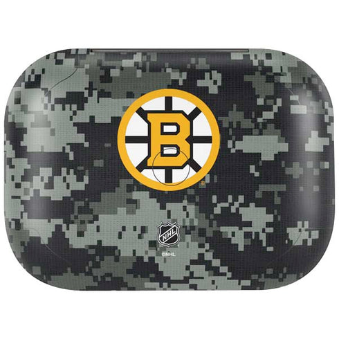 NHL Boston Bruins Camo Amazon Echo Buds Skin