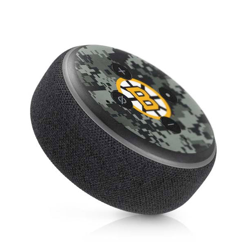 NHL Boston Bruins Camo Amazon Echo Dot Skin