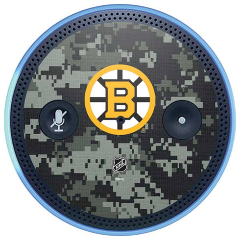 NHL Boston Bruins Camo Amazon Echo Skin