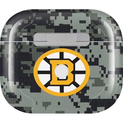 NHL Boston Bruins Camo Apple AirPods (3rd Gen 2021) Skin