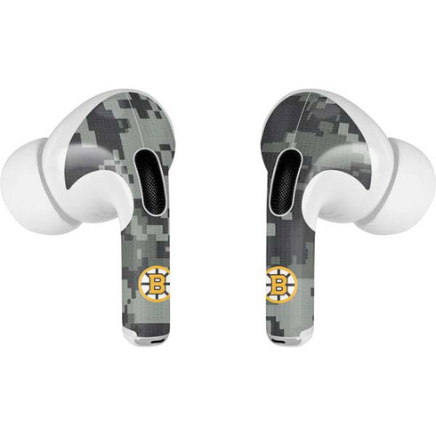 NHL Boston Bruins Camo Apple AirPods Pro Skin
