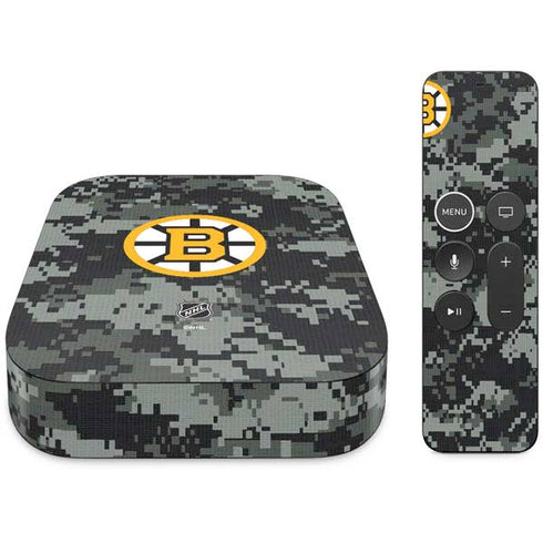 NHL Boston Bruins Camo Apple TV Skin