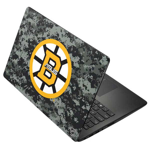 NHL Boston Bruins Camo Asus X502CA 15.6 Skin