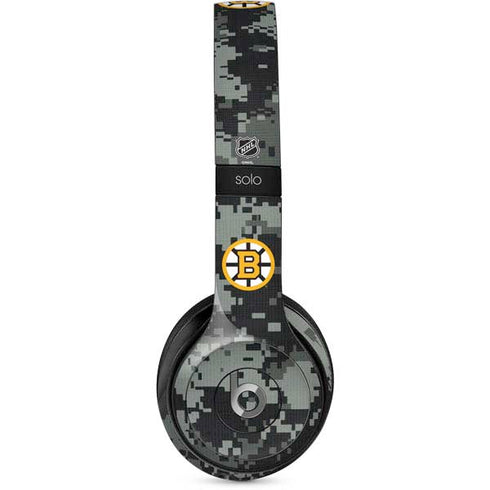 NHL Boston Bruins Camo Beats Solo 2 Wired Skin