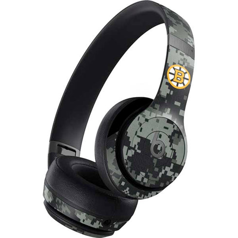NHL Boston Bruins Camo Beats Solo 4 Wireless Headphones Skin