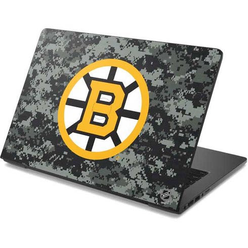 NHL Boston Bruins Camo Dell Chromebook Skin