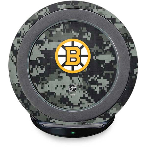 NHL Boston Bruins Camo Fast Charge Wireless Charging Stand Skin